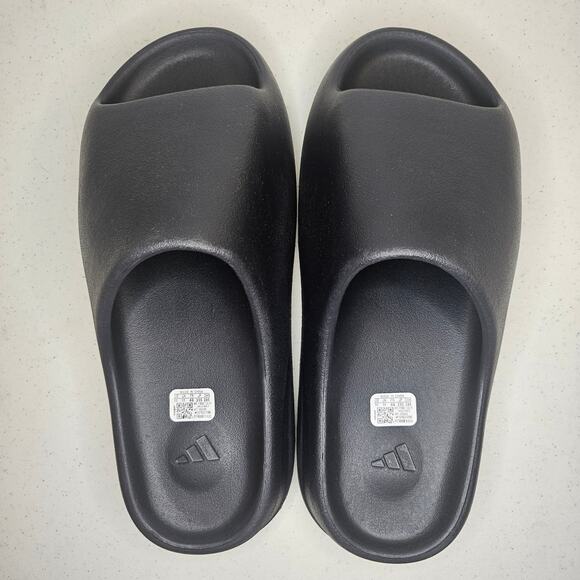 Adidas YEEZY Slides Sandals Men's Size 11 Dark Onyx Kanye West YZY Shoes NEW - Picture 3 of 5